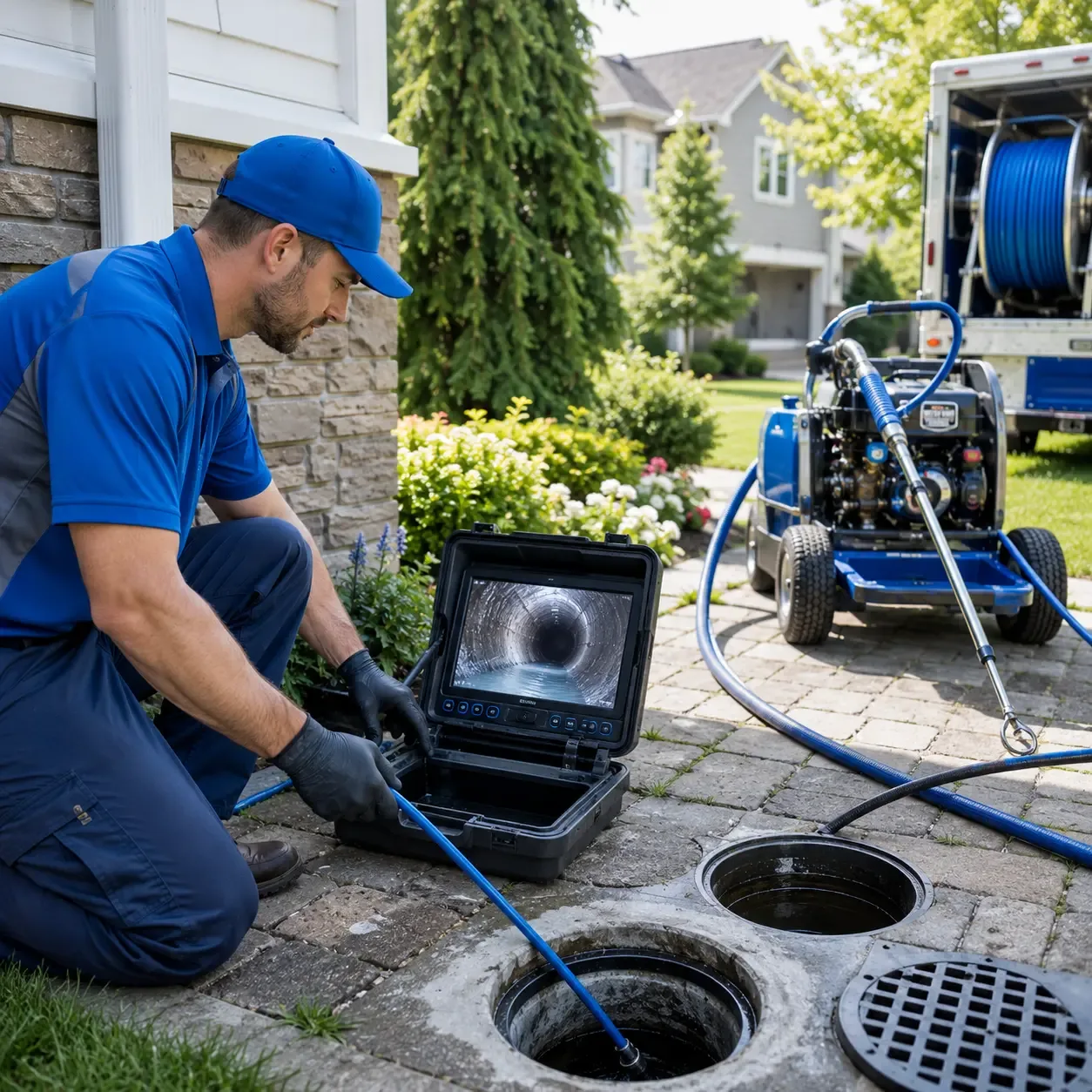 Outdoor drain cleaning professionals serving Pine Mountain Club, CA